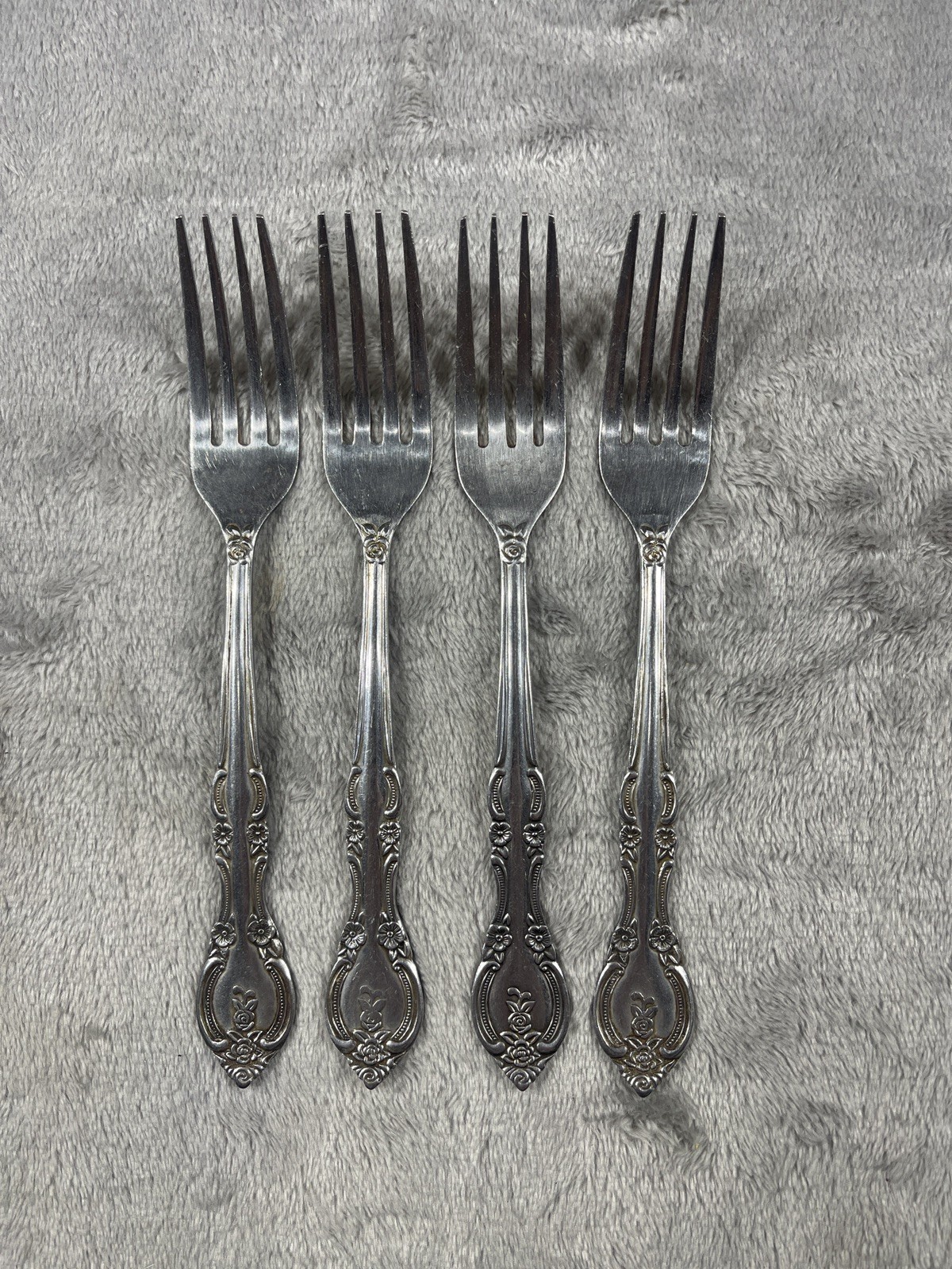 Vintage Marseilles Stainless Japan Dinner Forks Set Of 4