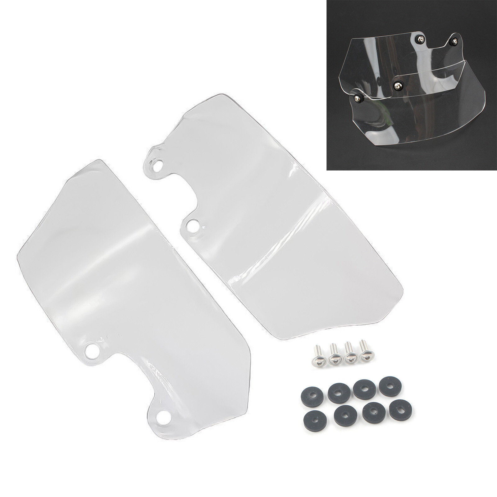 Side Windshield Windscreen Wind Deflector For 2004~2012 BMW R1200GS ADV R1200GS