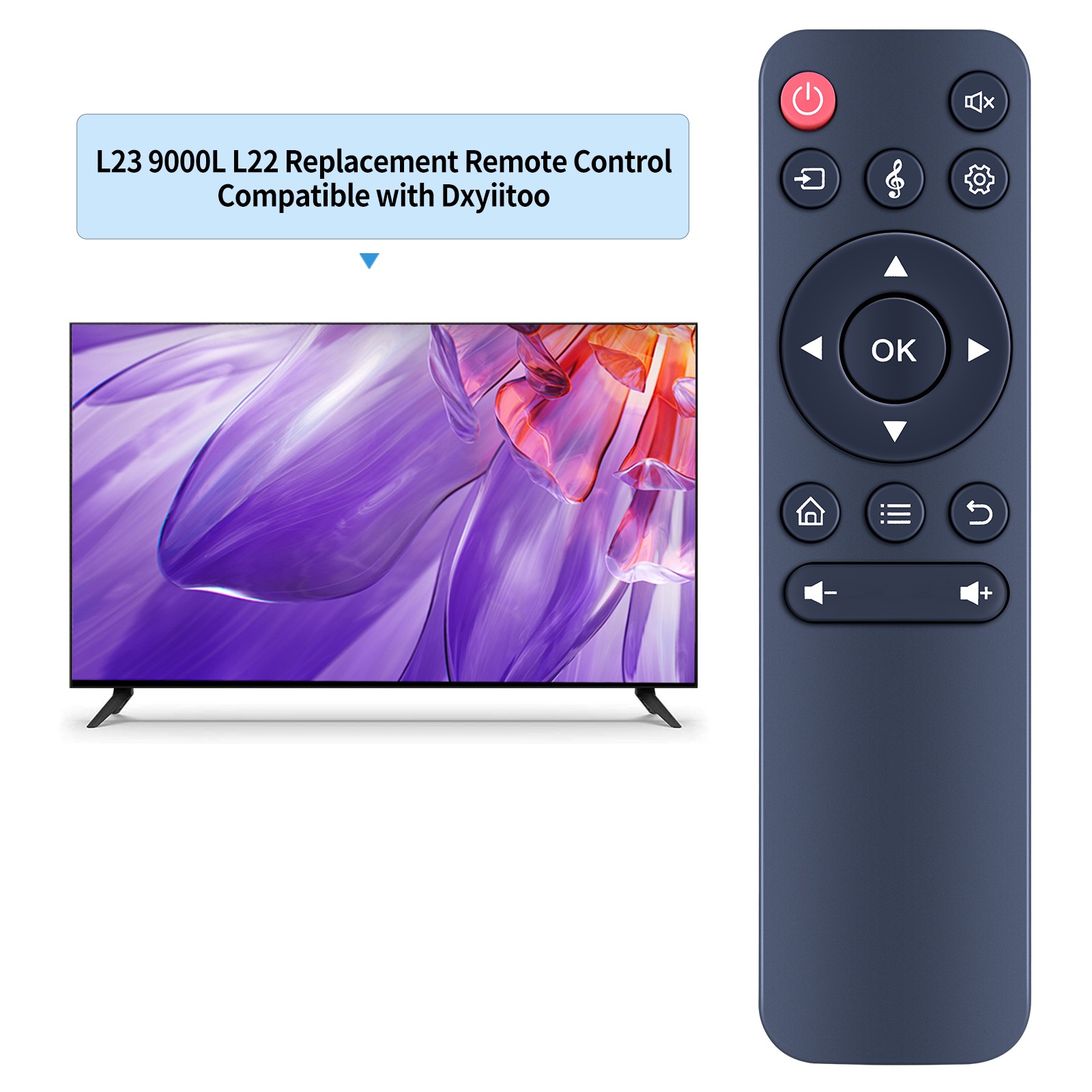 Remote Control For Roconia Q6 Native 1080P Projector