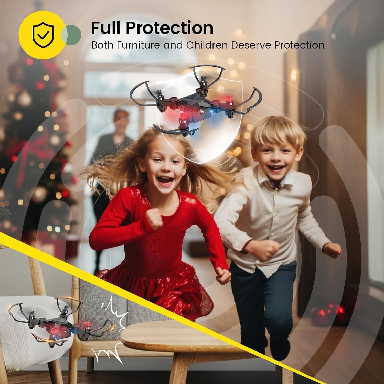 Exciting Foldable Mini Drone for Kids - Includes Remote & Propeller Guards!