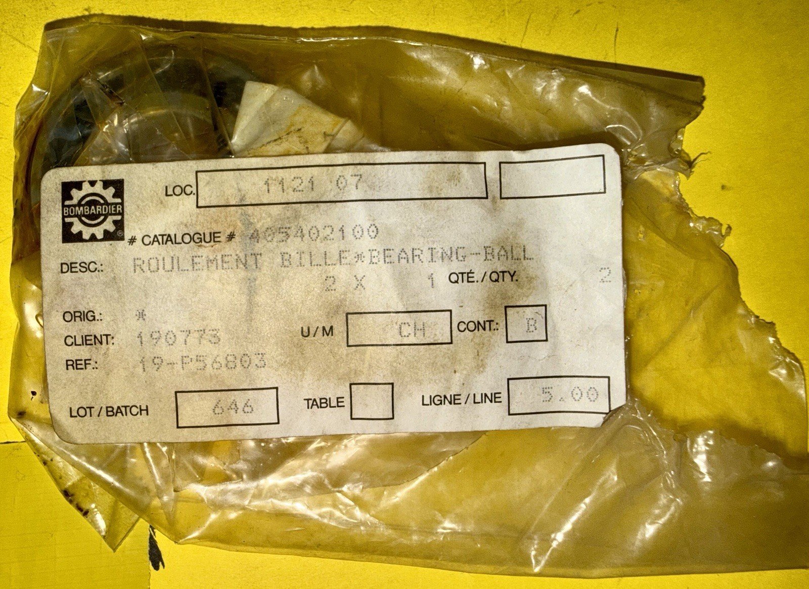 BRP OEM Discontinued SkiDoo/CanAm ball bearing 405402100 new