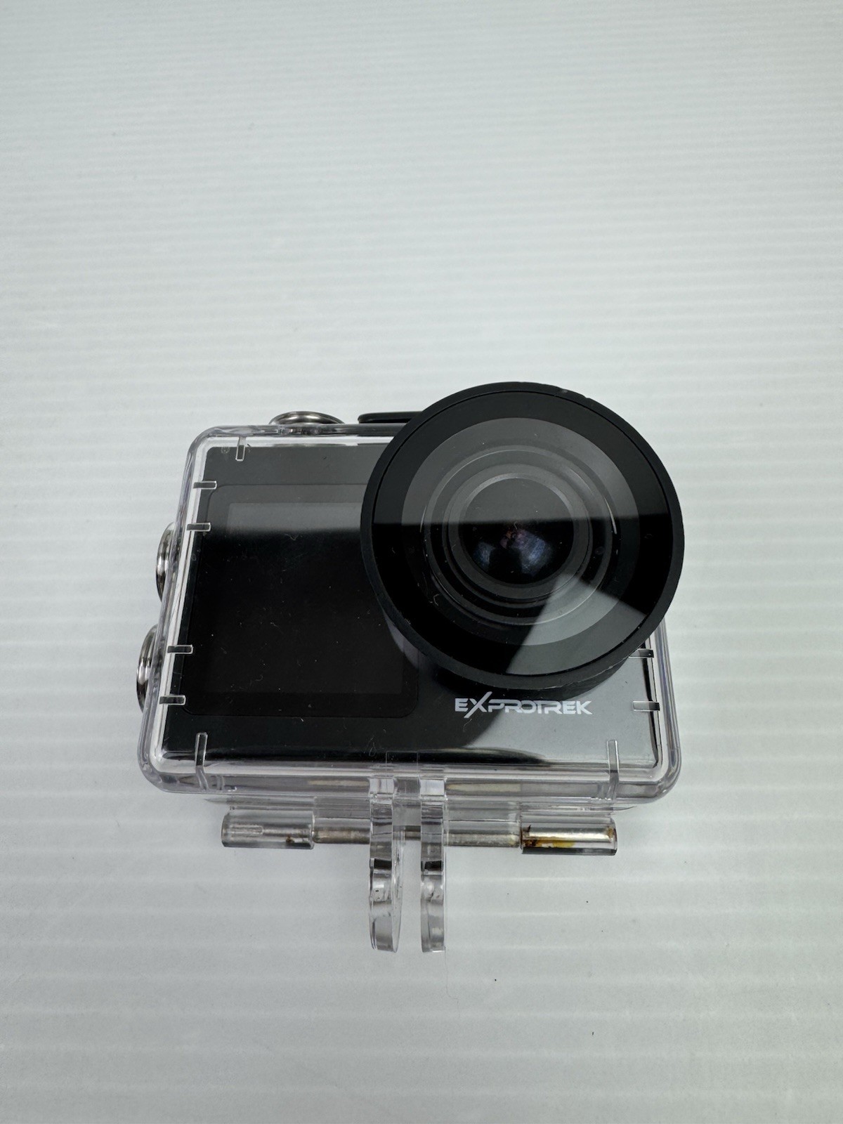 Exprotrek 4K Action Camera Bundle Waterproof Case, Frame Mount , Battery & Acces
