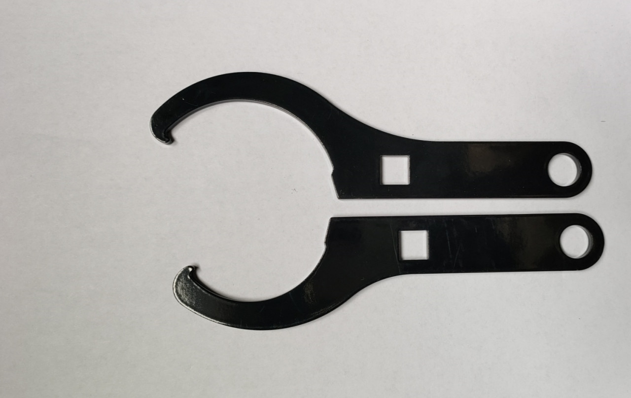 2Pcs Coilover Damper Shock Lowering Spring Sleeve Spanner Wrench Adjustment Tool