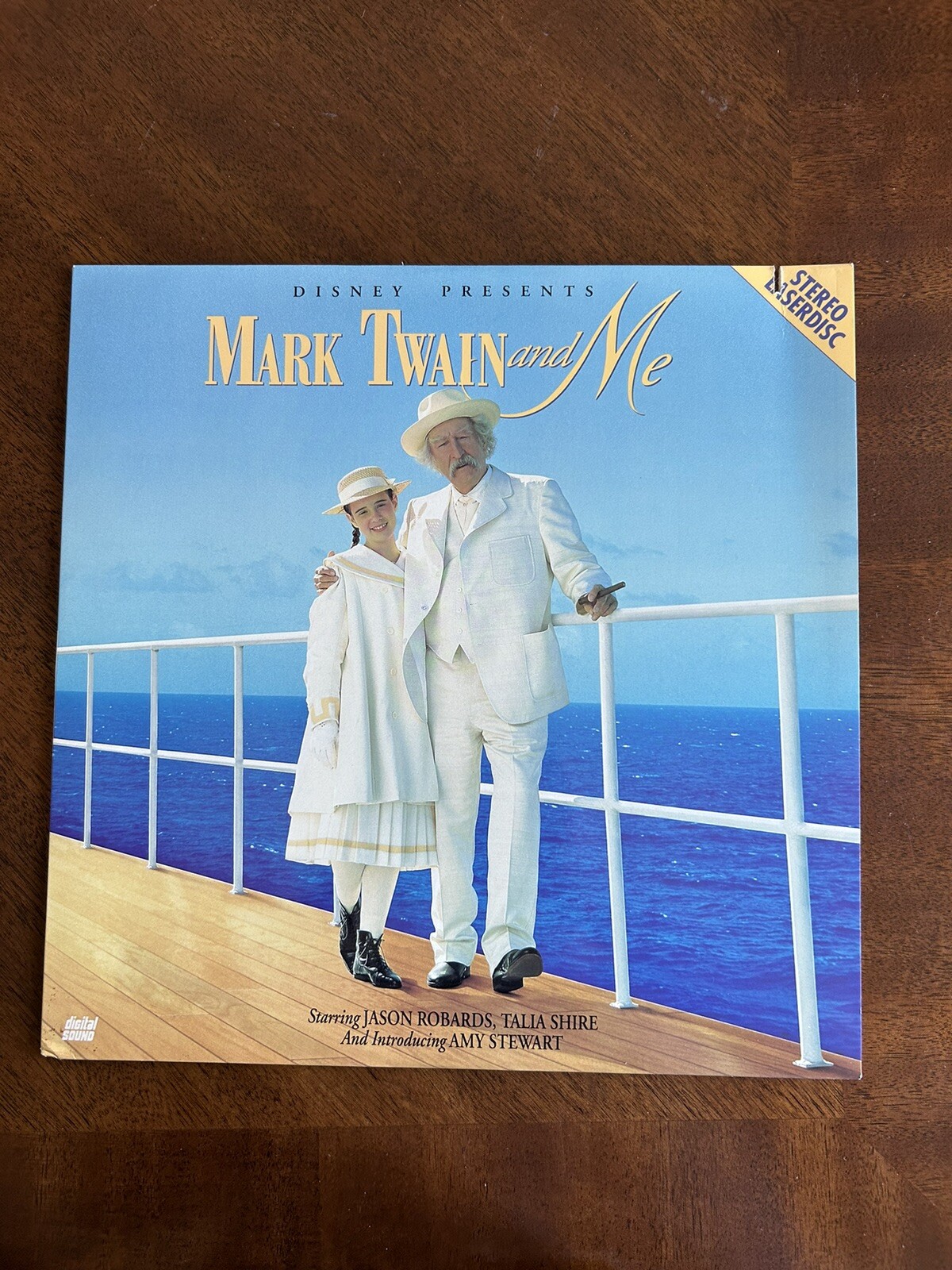 Mark Twain And Me Laserdisc LD  Disney Excellent Condition