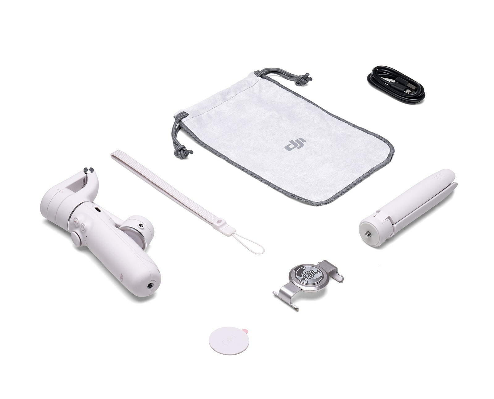 DJI OM 5 Sunset White Foldable Stabilizer-Certified Refurbished