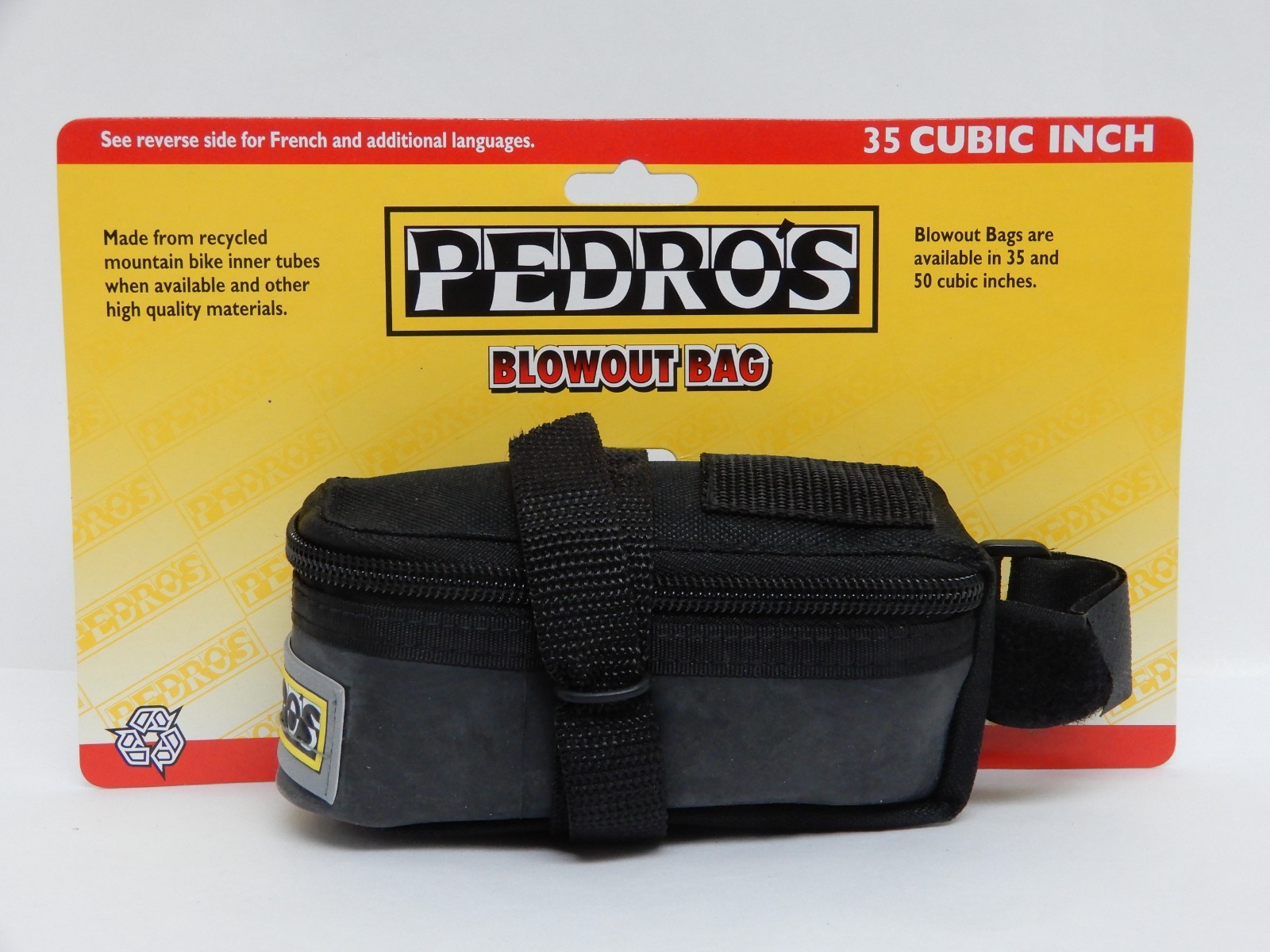Pedro's 35 Cubic Inch Blowout Bag Black PVC Nylon NOS