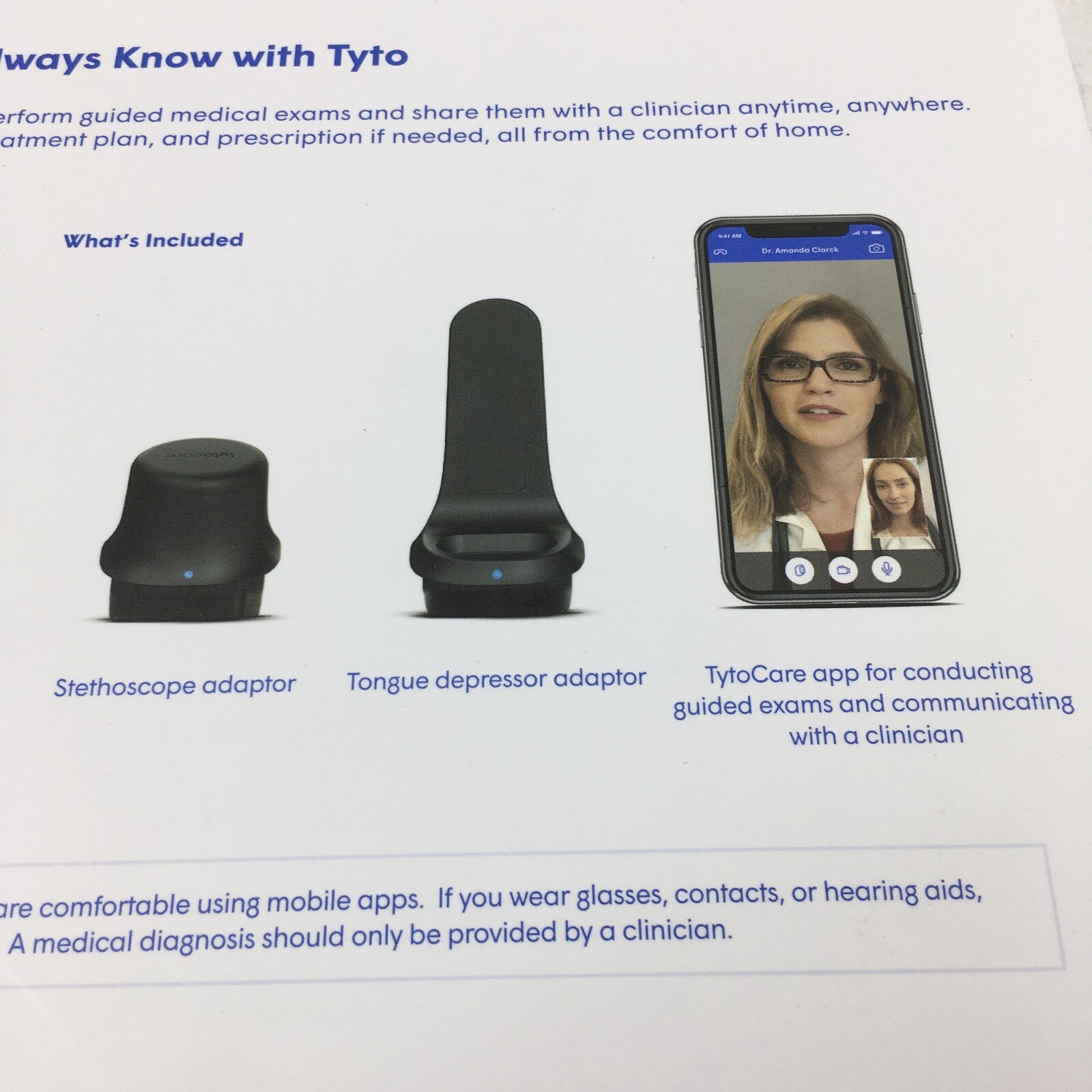 TytoCare TytoHome On Demand Medical Health Remote Exam Kit New