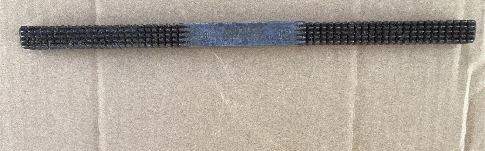Jaw MFG Nu-Thread Inch No. 1 Thread Restorer File 11, 12, 13, 14, 16, 18, 20, 24