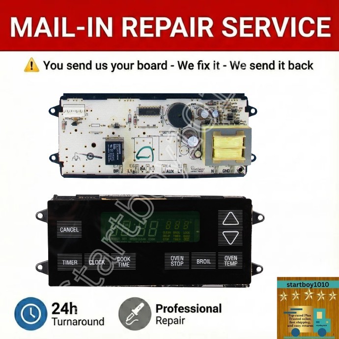 Repair Service Maytag Oven Range Control Board 7601P432-60 12001620 7601P425-60