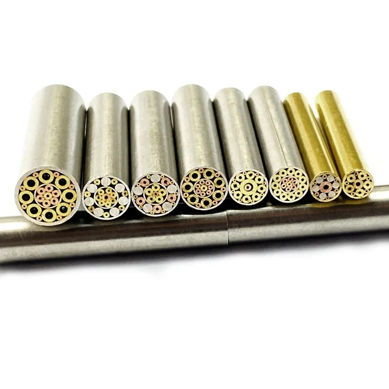 1.2" Mosaic Brass Knife Handle Pin 5/6/8mm Diameter Knife Handle Pin
