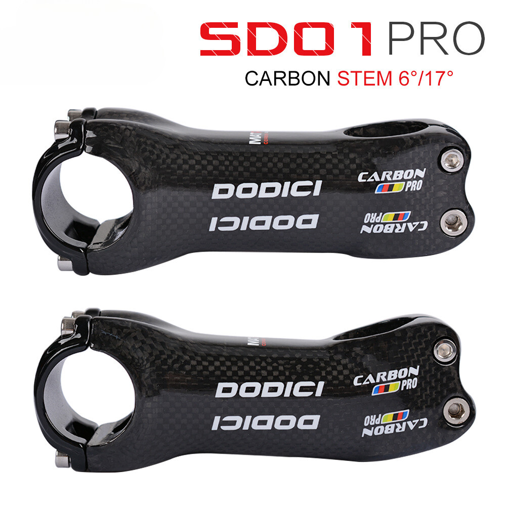 28.6-31.8mm MTB Bicycle Stem Carbon Road Bicycle Stem 6 /17 Degree 70-120 MM