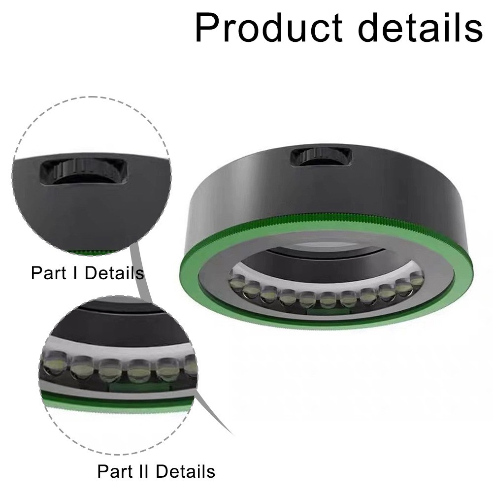 LED Microscope Lamp Ring Light Adjustable Polarized Light for source for Lab Use
