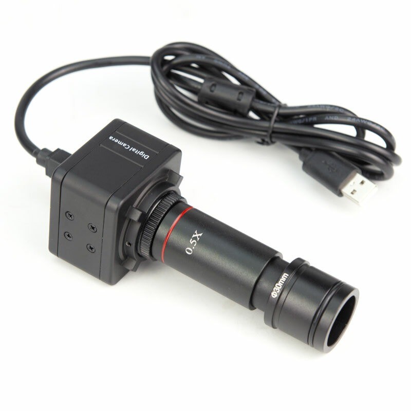 5.0 MP HD Digital Electronic Eyepiece Camera USB Microscope with C Mount Adapter