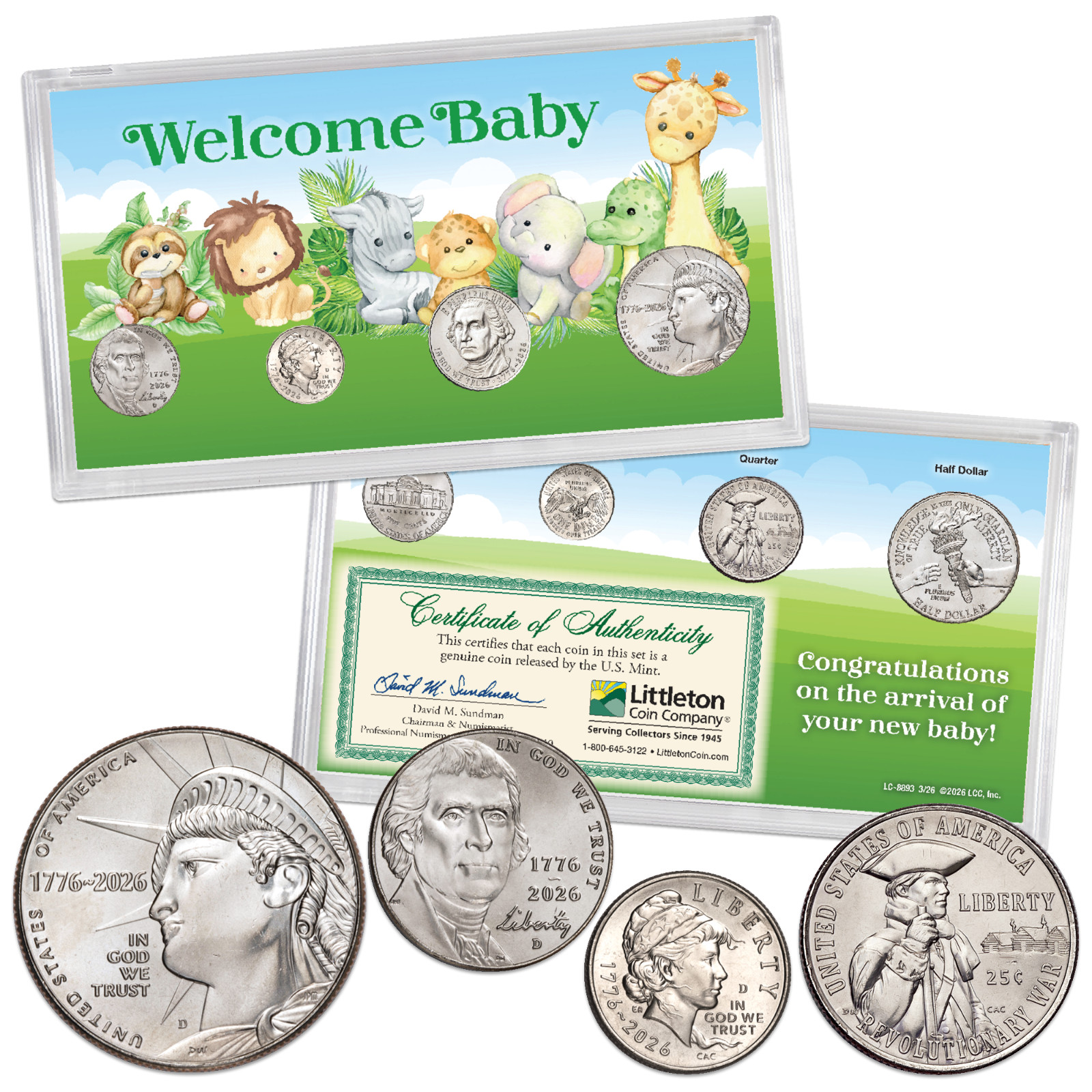 2026 New Baby U.S. Coin Year Set