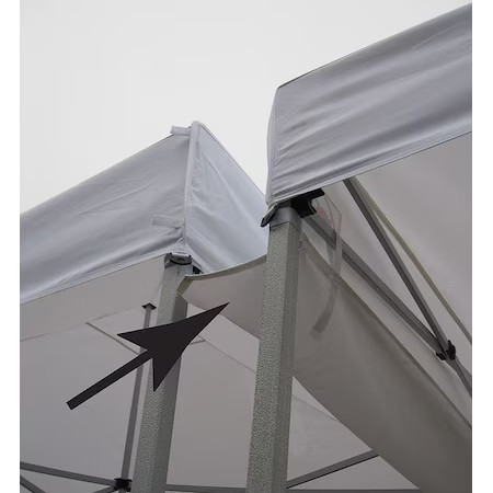 Zoro Select 11C557 Rain Gutter Canopy Connection, 11C557