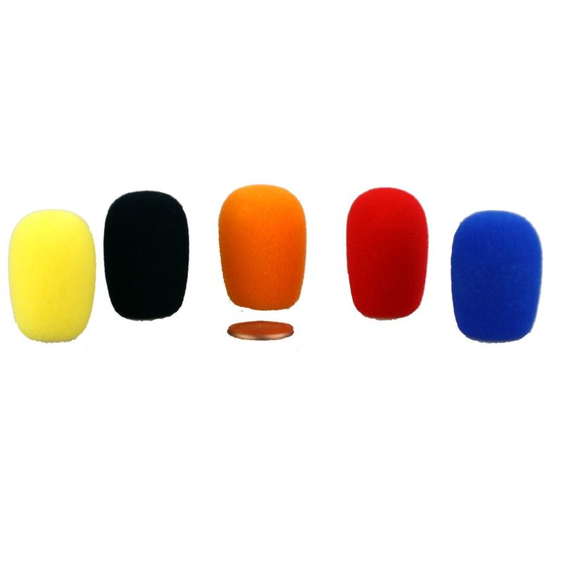 Hisonic Headset Lavalier Microphone Windscreen 5-Pack
