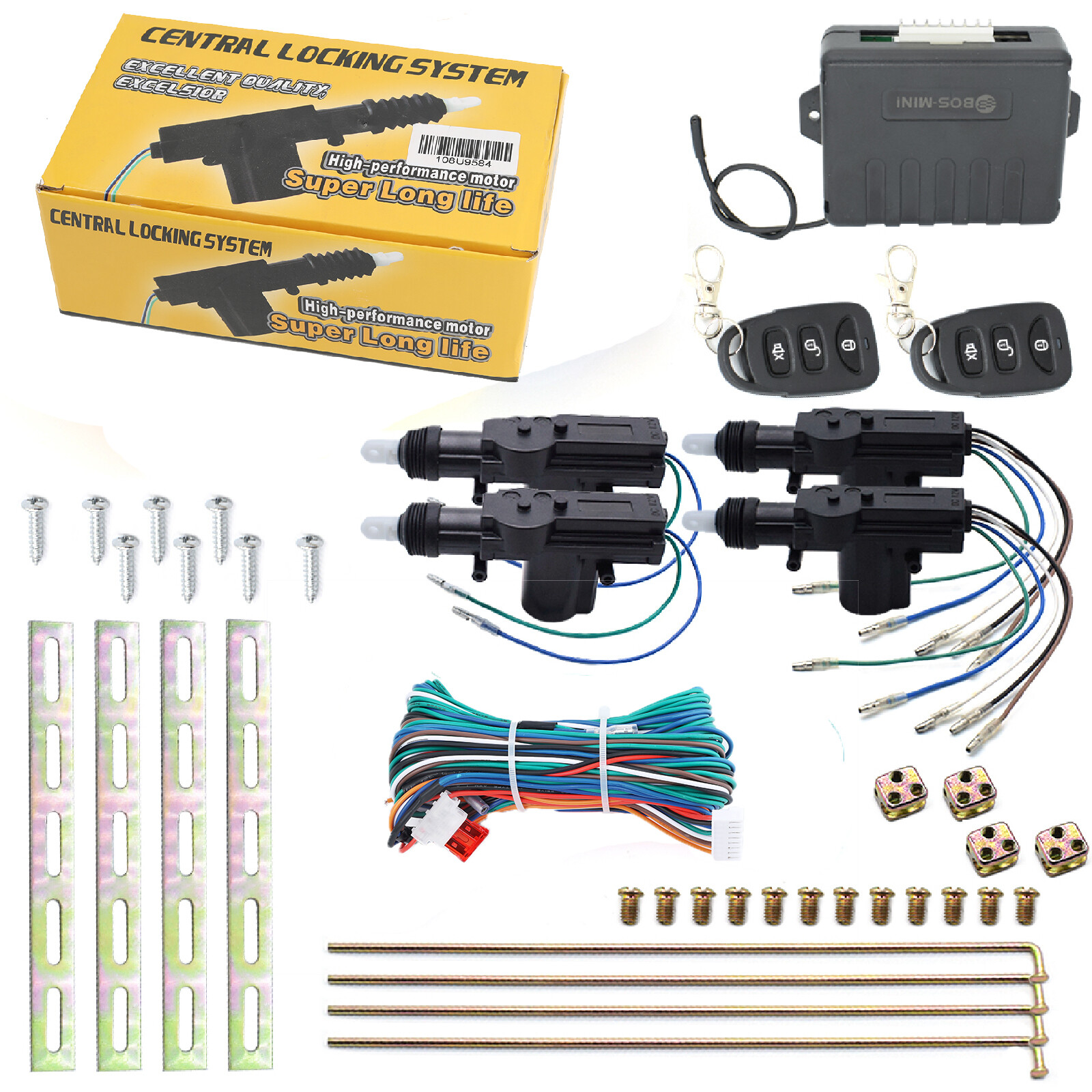 Alarm System With Keyless Entry One Click Search 2/5 -wire Door Actuator Kit Car