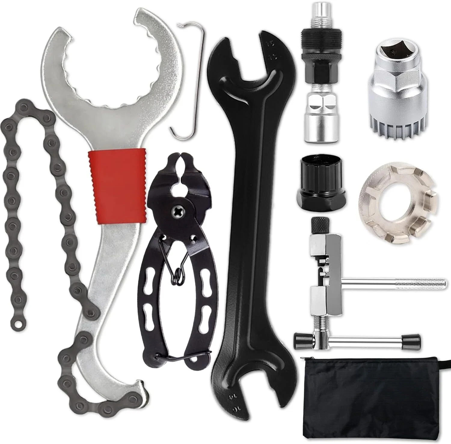 Kit de herramientas para bicicletas, 8 herramientas profesionales de reparación