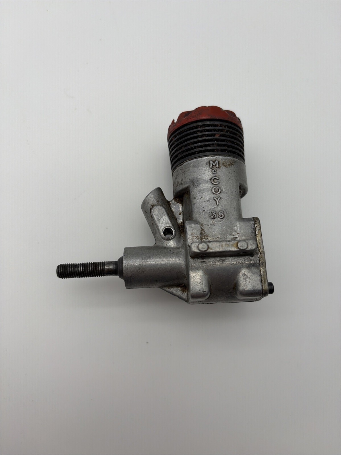 McCoy 35 Engine Red Head Stunt 1950's Model Airplane Cannot Get To Turn M15