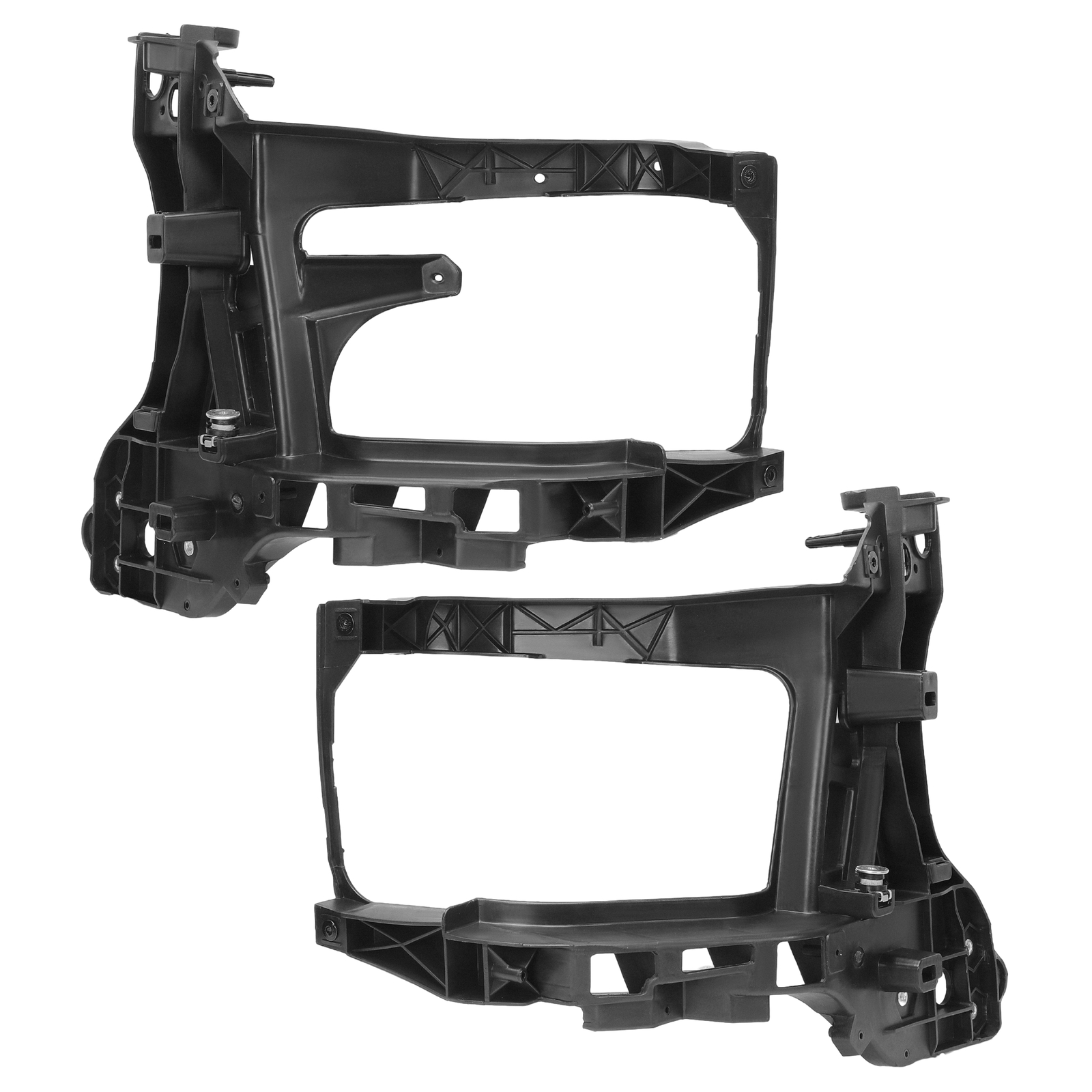 HECASA Pair of Radiator Support Headlight Brackets For 2013-24 20 Ram 1500 2500