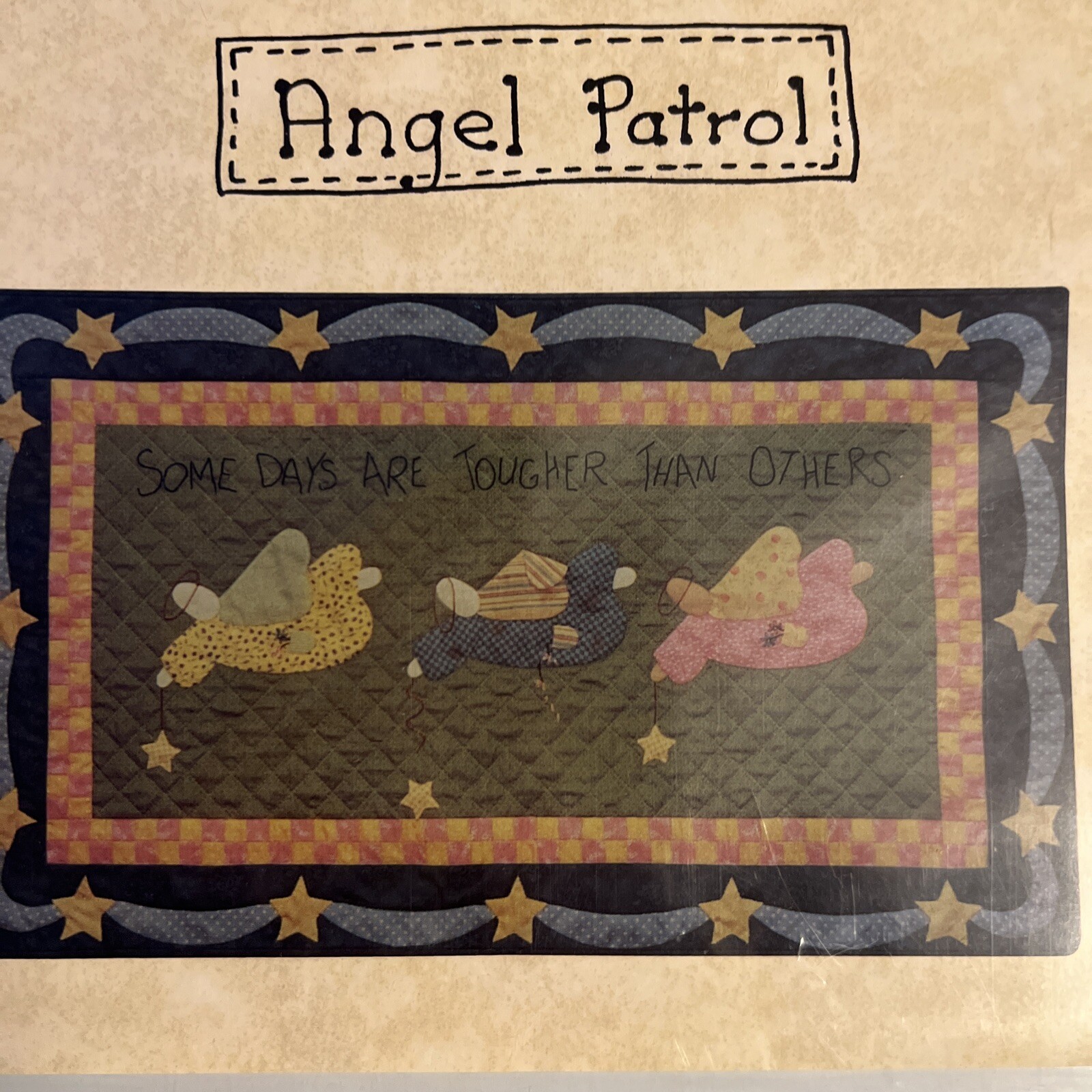Robb-n-Graves Designs Angel Patrol Quilt Pattern 37x23” NEW RG-44 Cottagecore