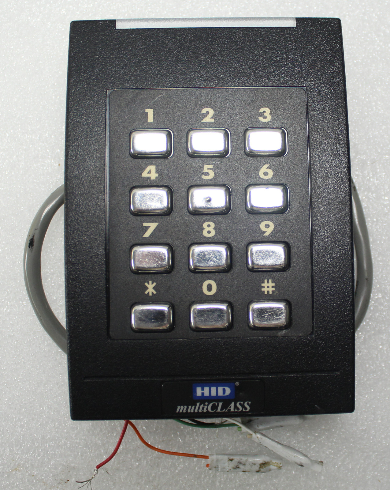 HID multiCLASS Wall Switch Smart Card Reader 6236CKN000500- No Mounting