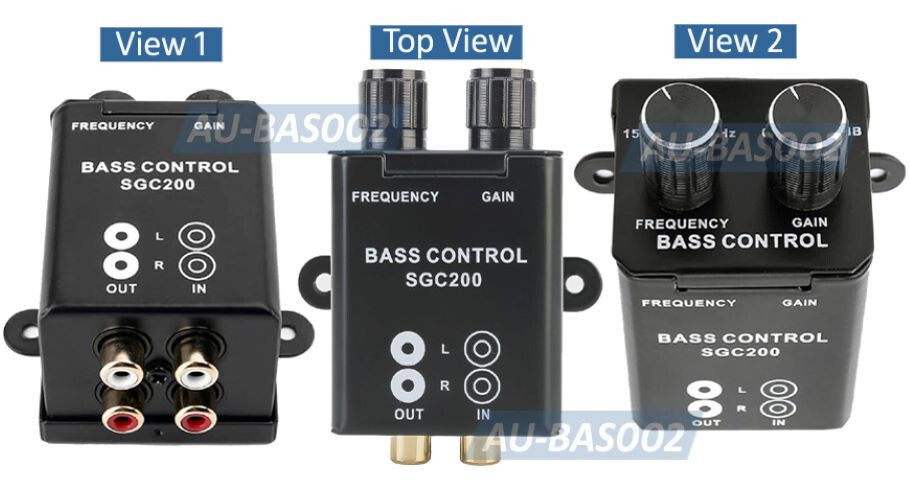 RCA Bass Audio Level Controller – Inline Volume Control Knob for Subwoofers
