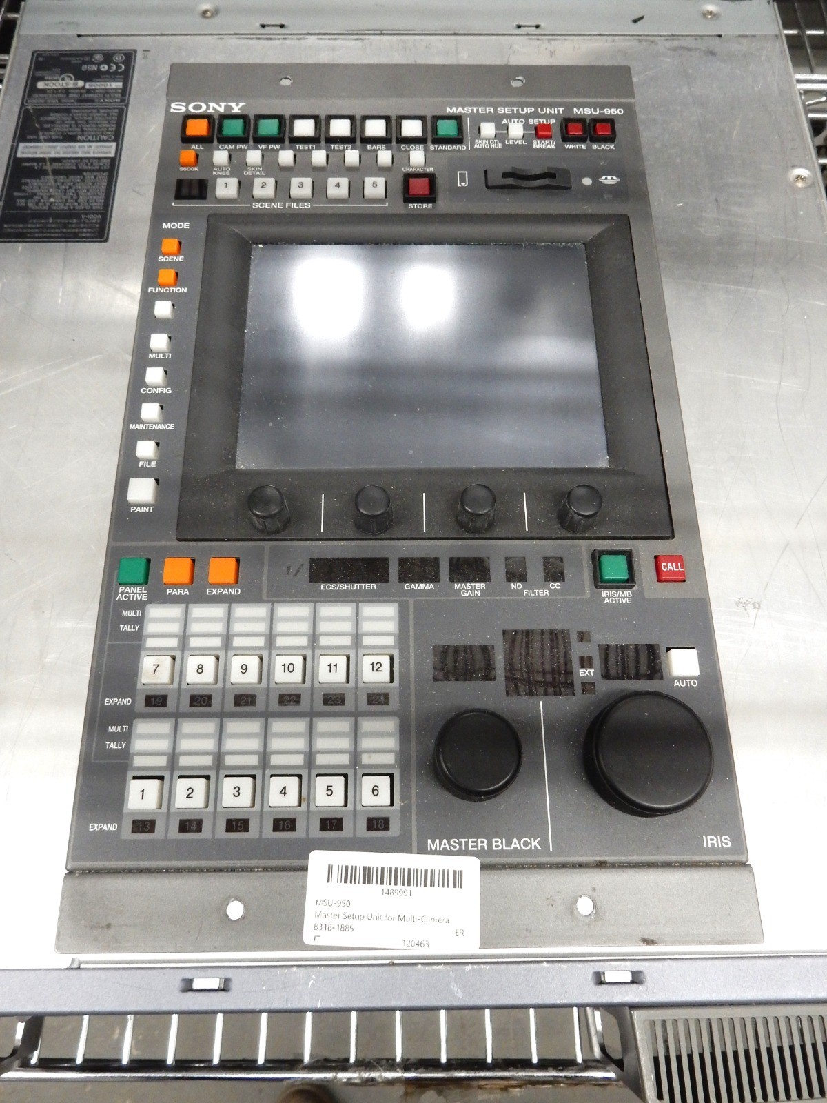 SONY MSU-950 Master Setup Unit for Multi-Camera Control - Unit Only