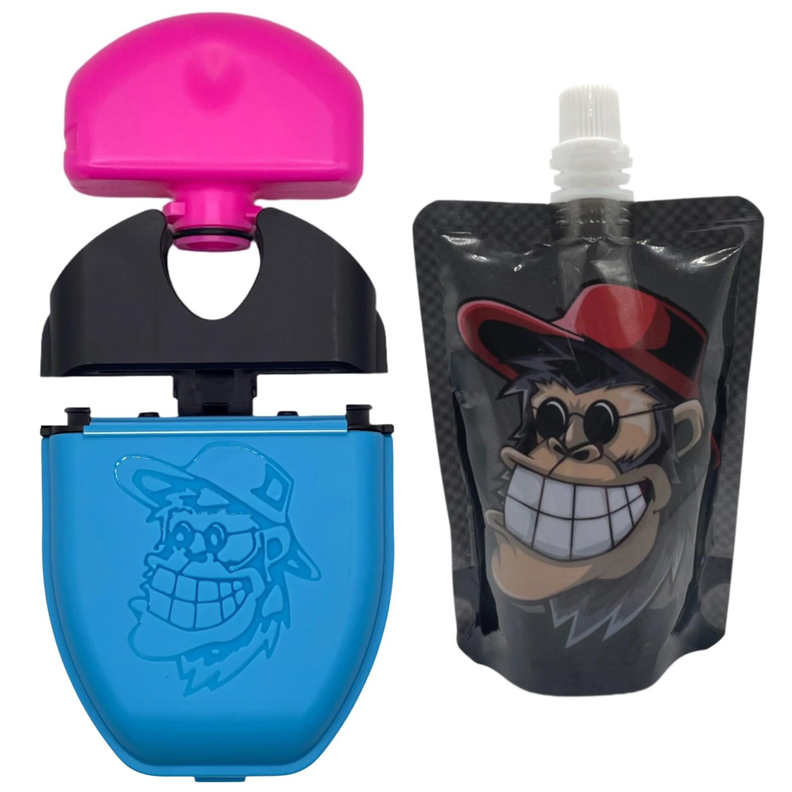 -Cleaning Mouthguard and Retainer Case with Cleaning Solution - Storage for, ...