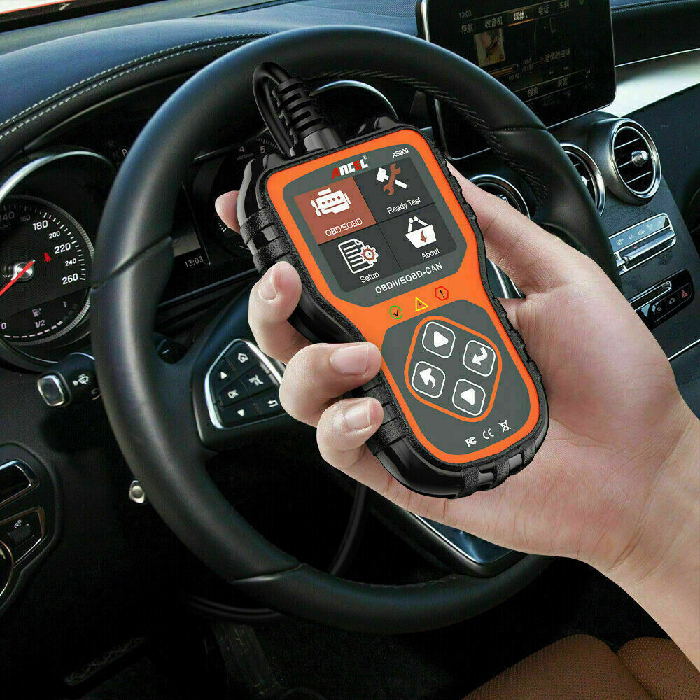 Auto OBD2 Diagnostic Scanner Car OBD Code Reader Check Engine Fault Ancel AS200