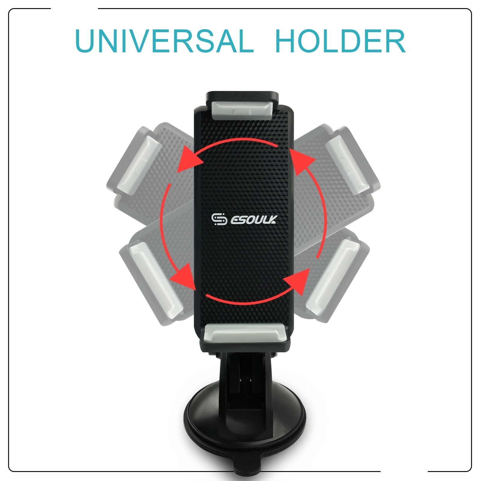 esoulk universal car holder mount for Android Tablet, iPad, Smartphone 