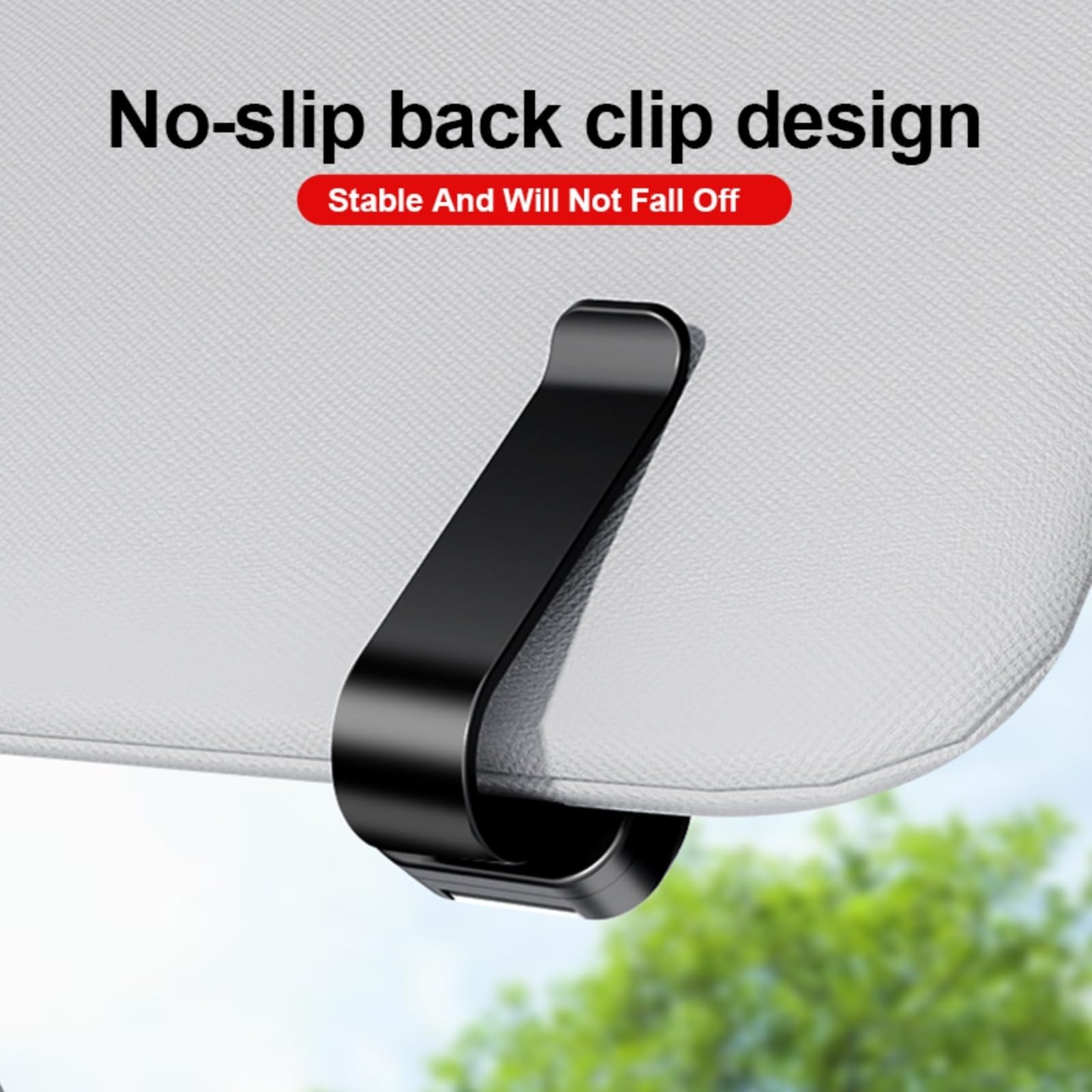 Universal Car Sun Visor Double-Layer Glasses Holder,Practical Visor Sunglasse...