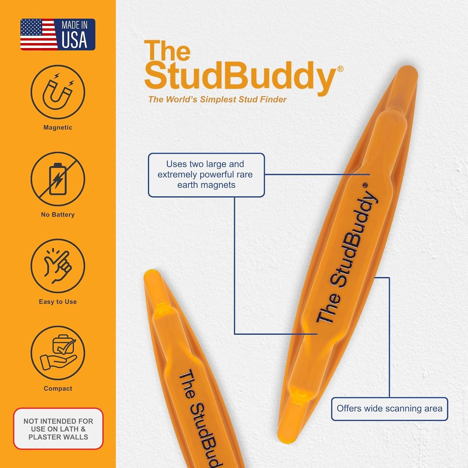 Ultimate Magnetic Stud Finder Tool – Effortless Detection for DIY Projects