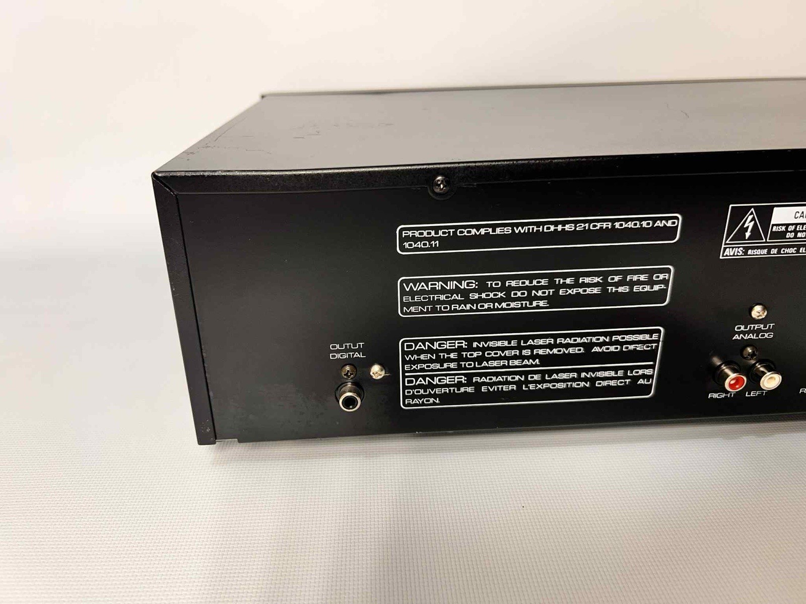 Rotel Compact Disc Changer RCC-945 6-Disc Shuttle System (NO REMOTE CONTROL)