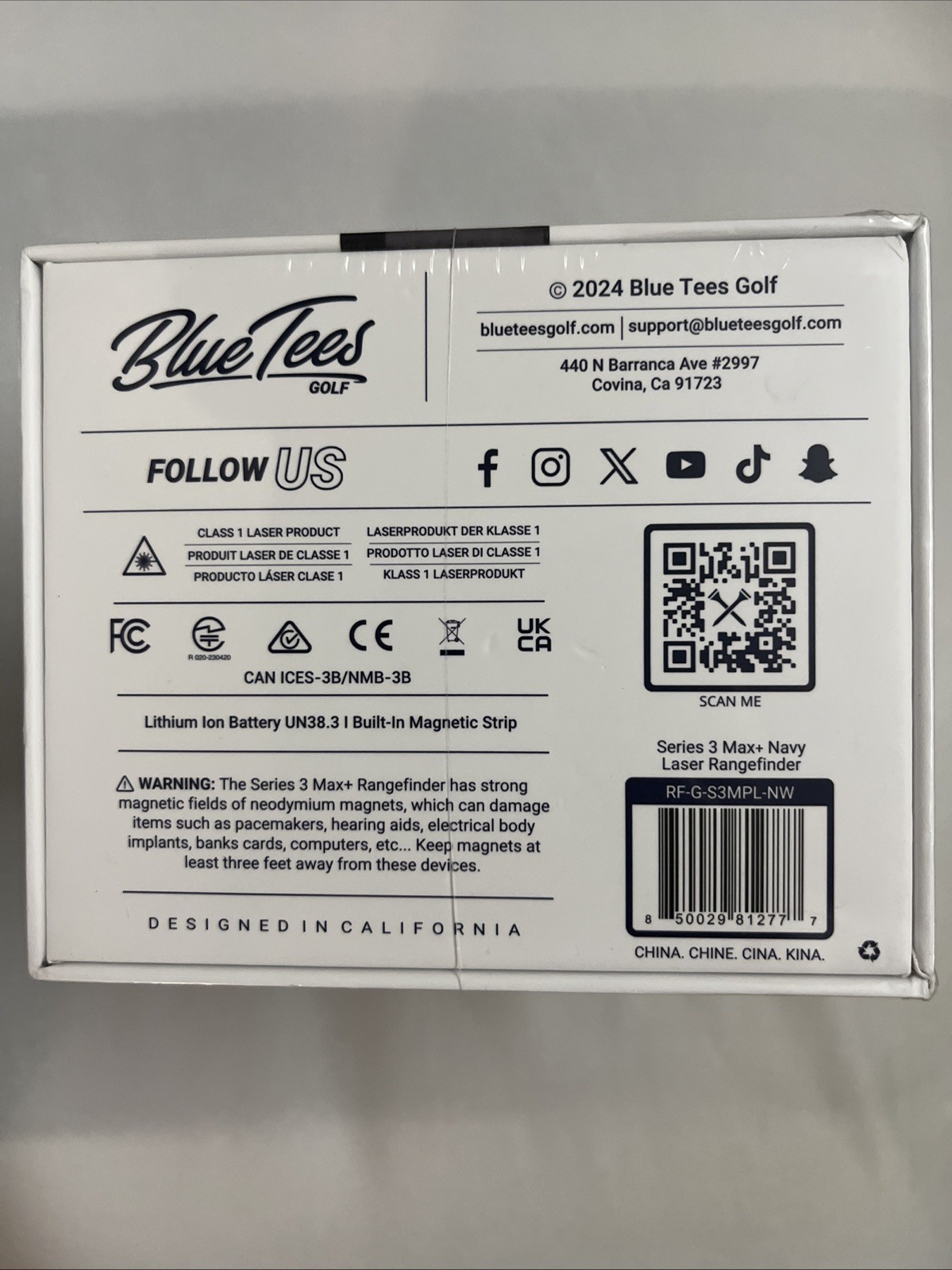 Blue Tees S3 Series Max Rangefinder 2025 Bluetees Scope NIB