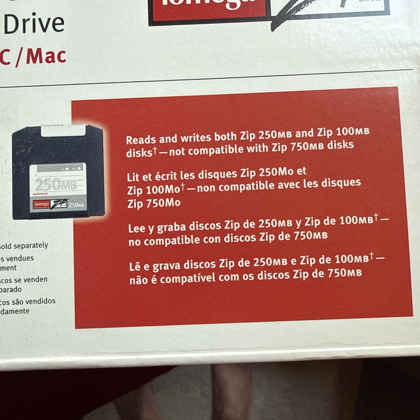 Iomega Zip 250 250MB ATAPI Powered PC & Mac Internal Drive