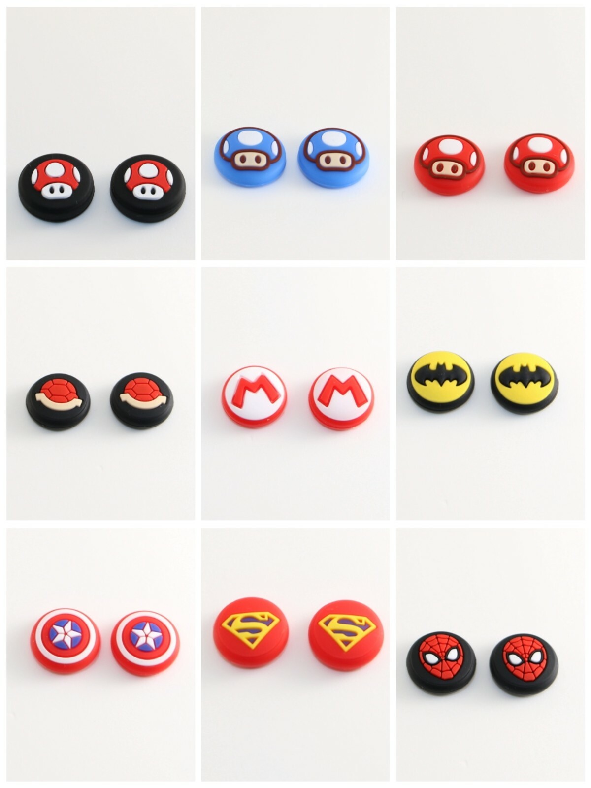 NEW Thumb Stick Grip Joystick Cap Cover for Nintendo Switch Buy 2 Pairs $10.54