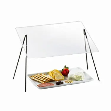 Cal-Mil 1456 20.25" x 13" Clear Acrylic Portable Sneezeguard