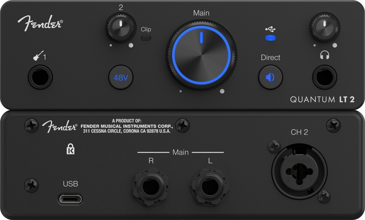 Fender Quantum LT 2 USB-C Audio Interface