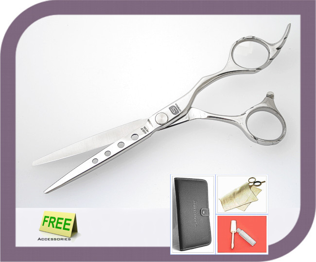 Hairdressing Scissors, Hair Cutting Scissors, Barber Shears, Offset 5.5 / 6 inch