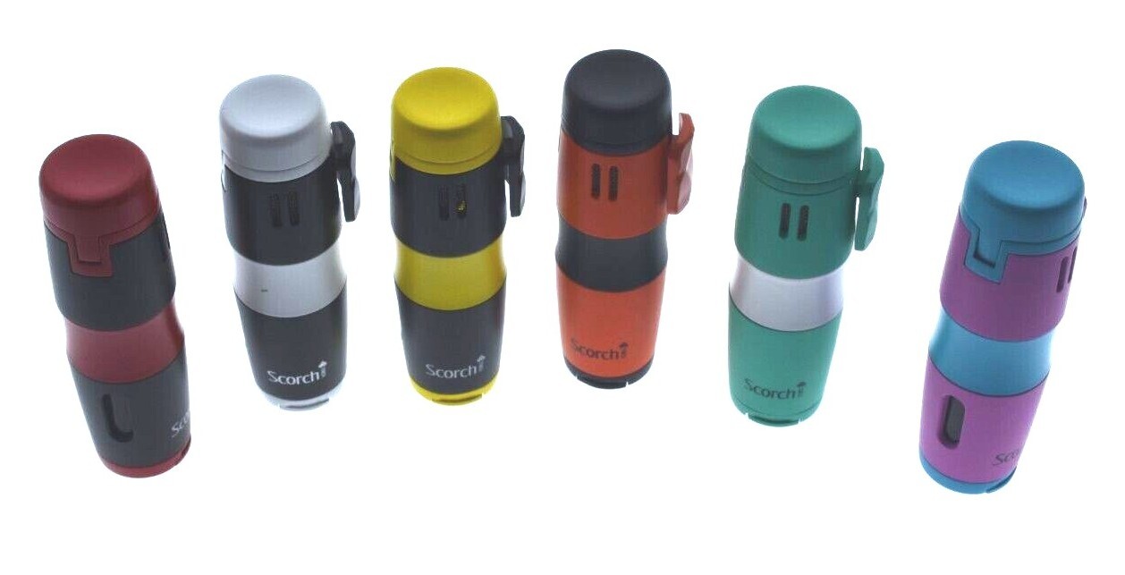 Scorch Torch 61657- Tow tone Tripple Flame torch -Choose Color!!