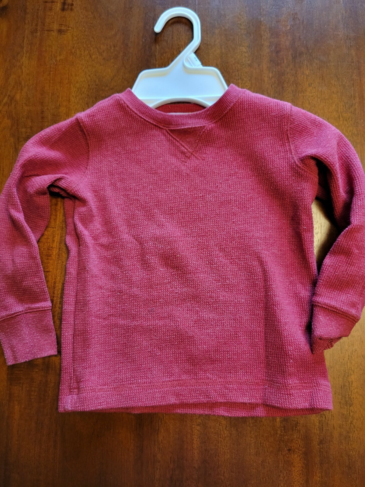 Boys Lands End Red Thermal Shirt Size 2t