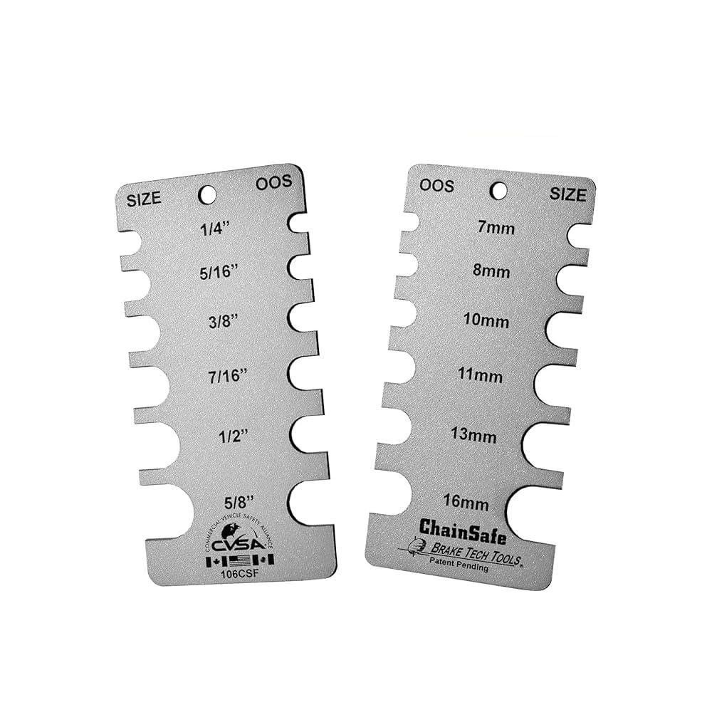 Brake Tech Tools Made in America Chain Wear Gauge Chainsafe Inspection Gauge...