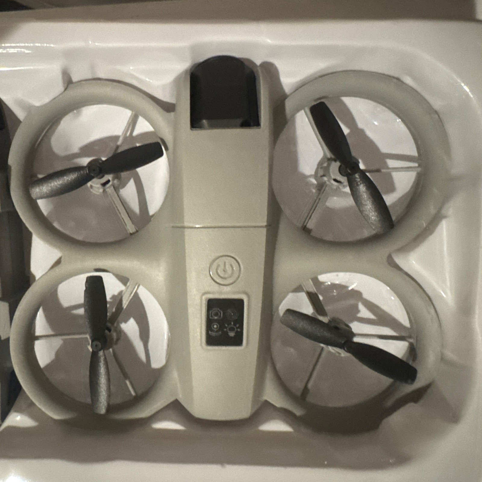 Mini Pro Quadcopter Drone with Camera, Remote Controller & Manual, Gray