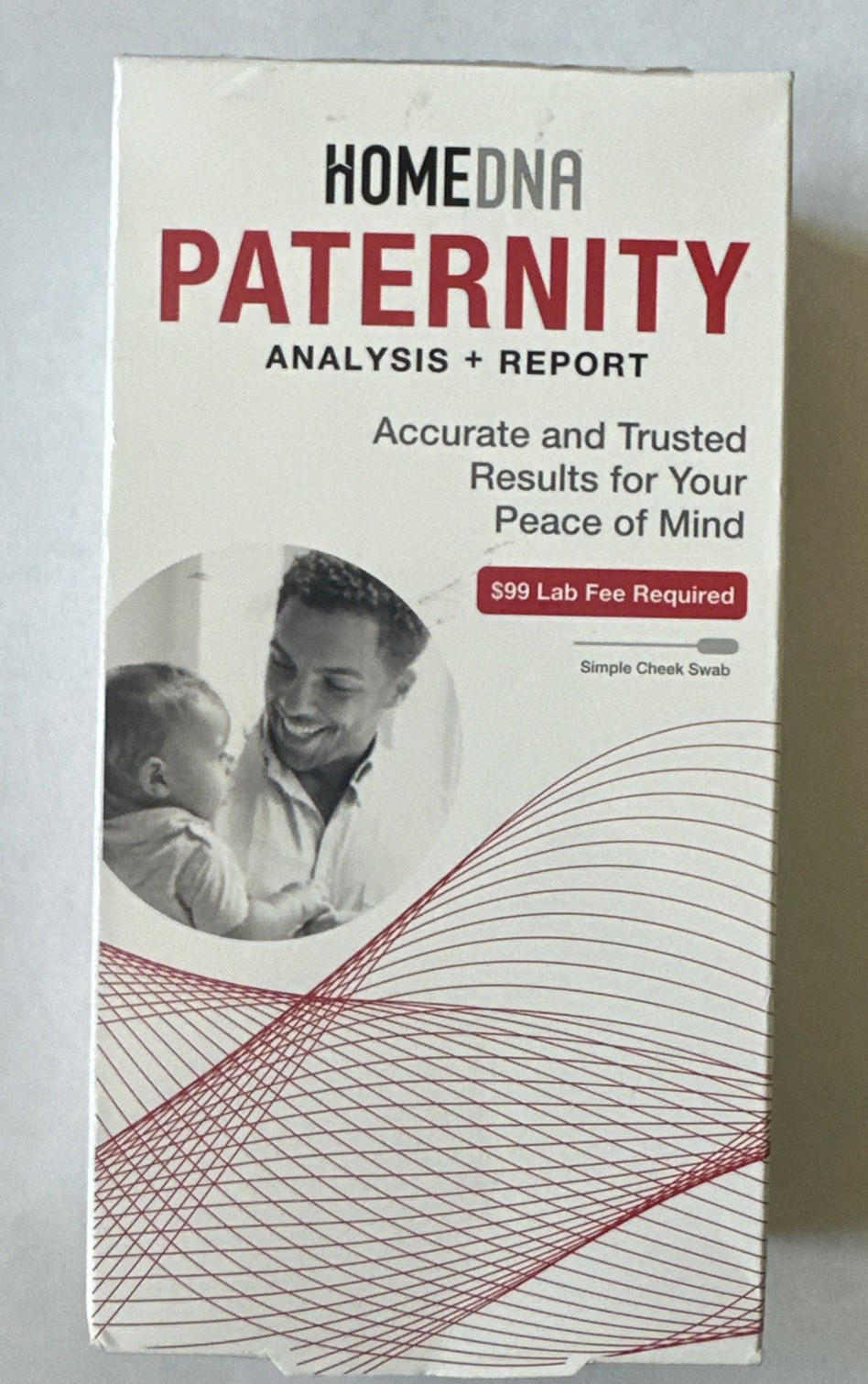 HomeDNA PATERNITY Test Analysis + Report, Accuracy Guaranteed!, SEALED