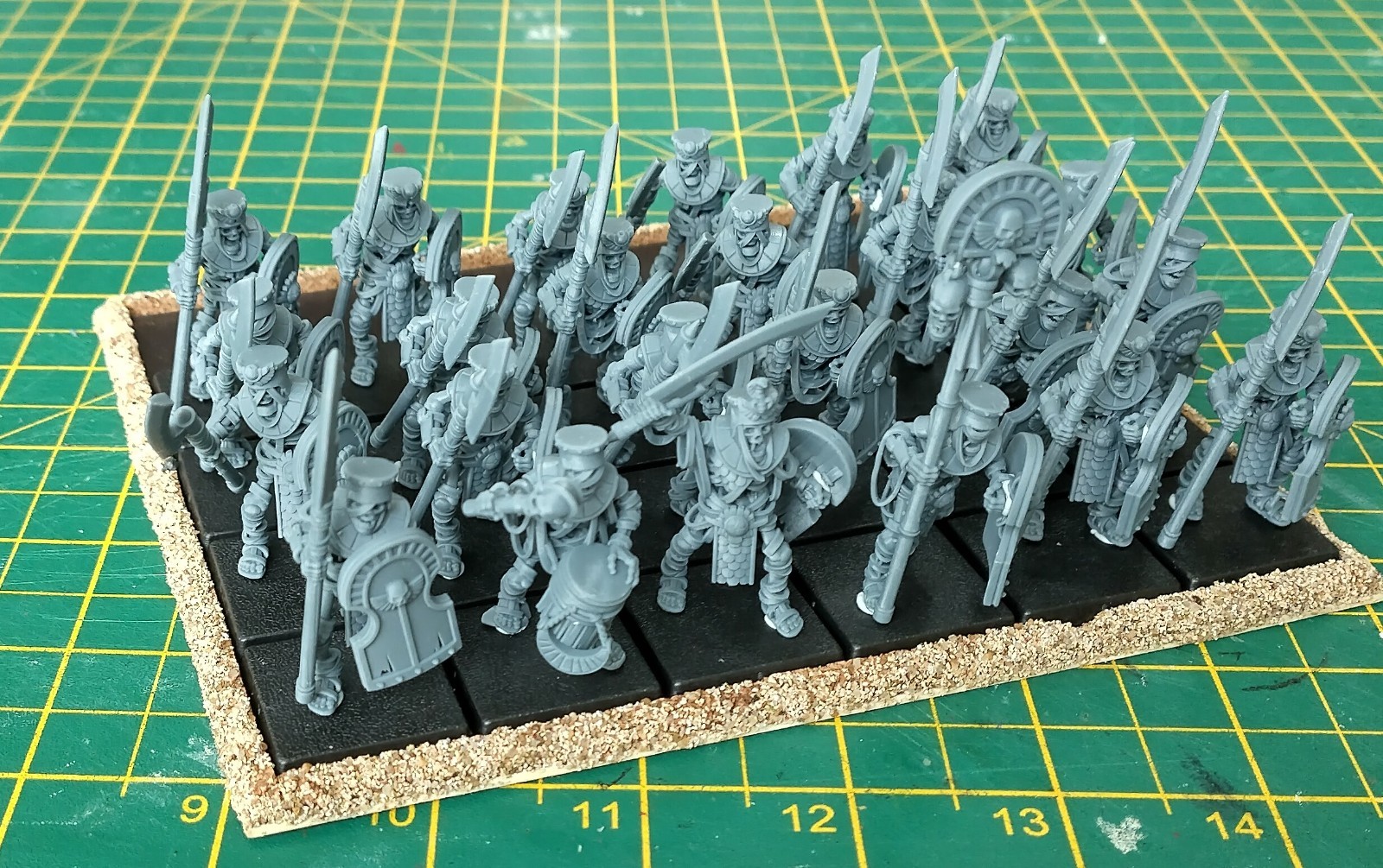 Highlands Miniatures Eternal Dynasties - 24x Ancient Guard with Cmd(bases inc).