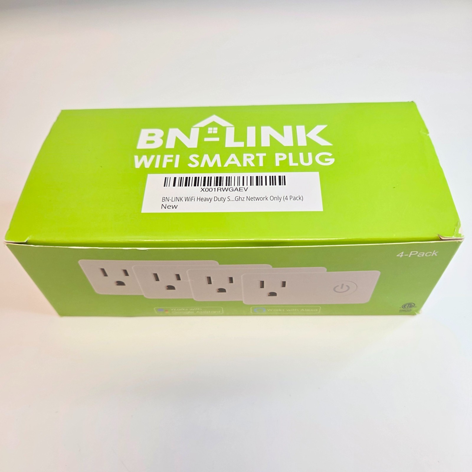 BN-LINK WiFi Smart Plug 4 Pack Heavy Duty
