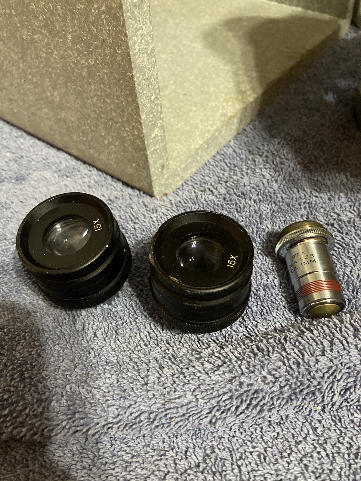 American Optical Spencer Microscope In Original Box With Eyepieces