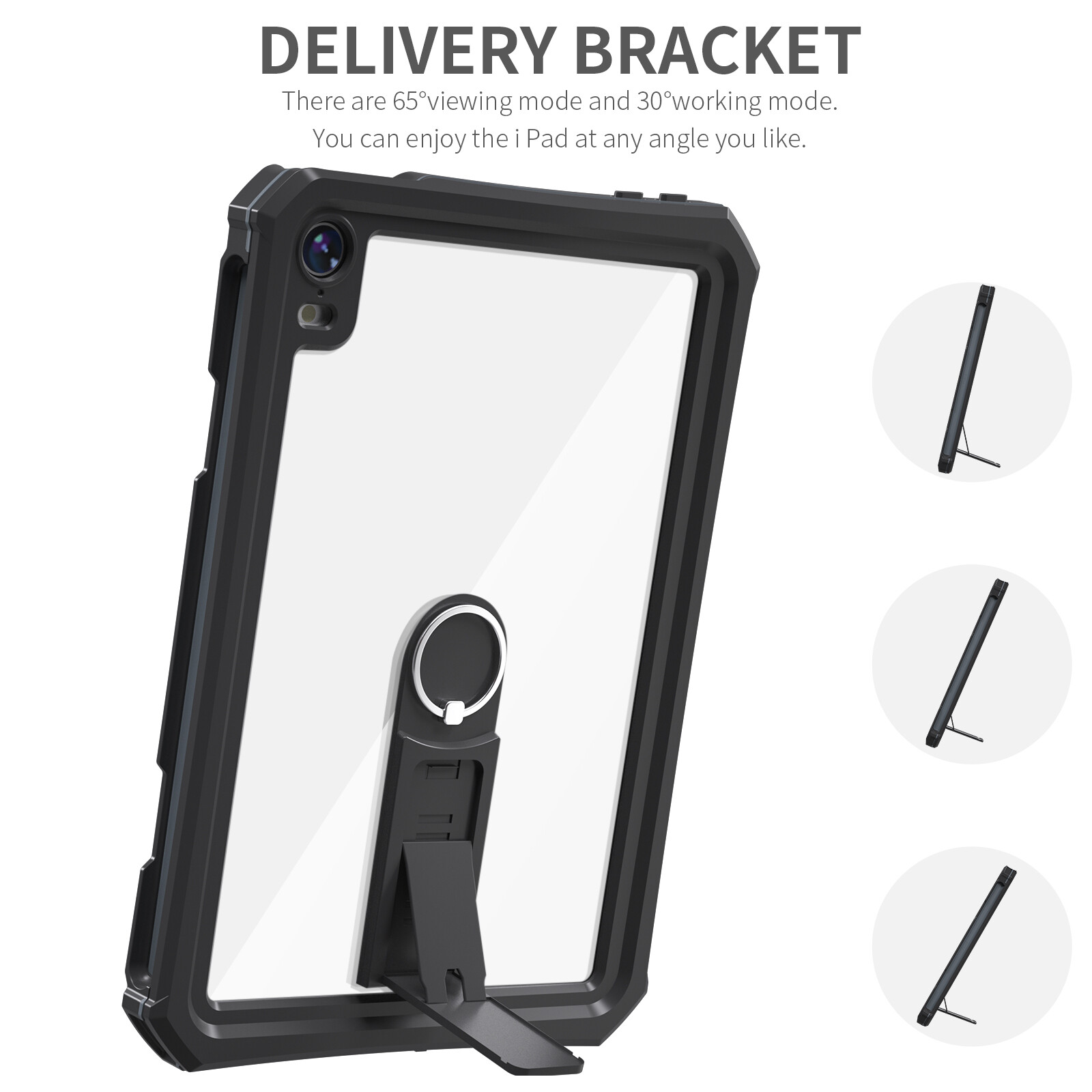 Waterproof Case For iPad Mini 6th Generation 8.3"Full Body Shockproof Pen Holder