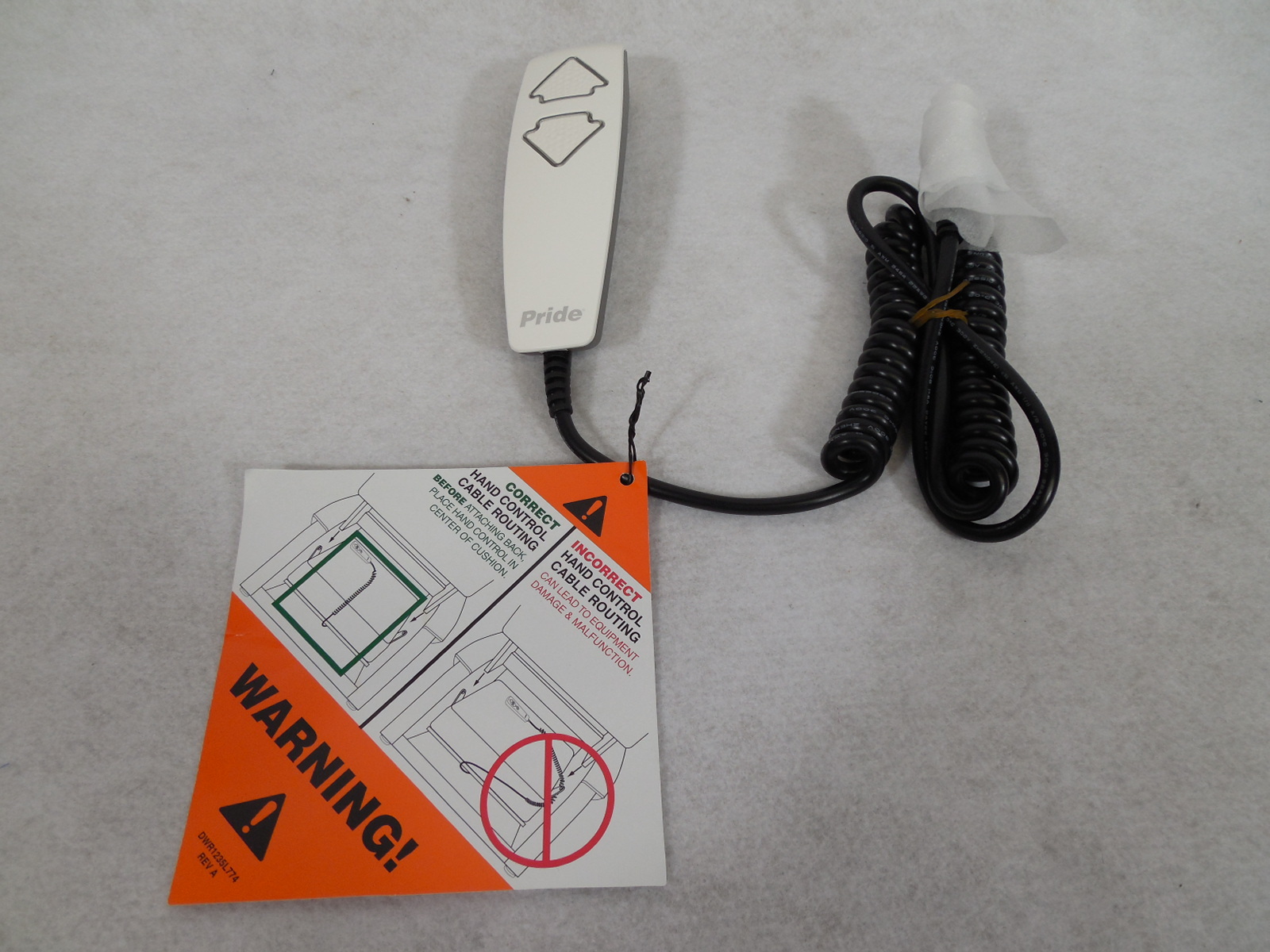 Pride Mobility Lift Chair Hand Control Remote, ELEASMB7120017